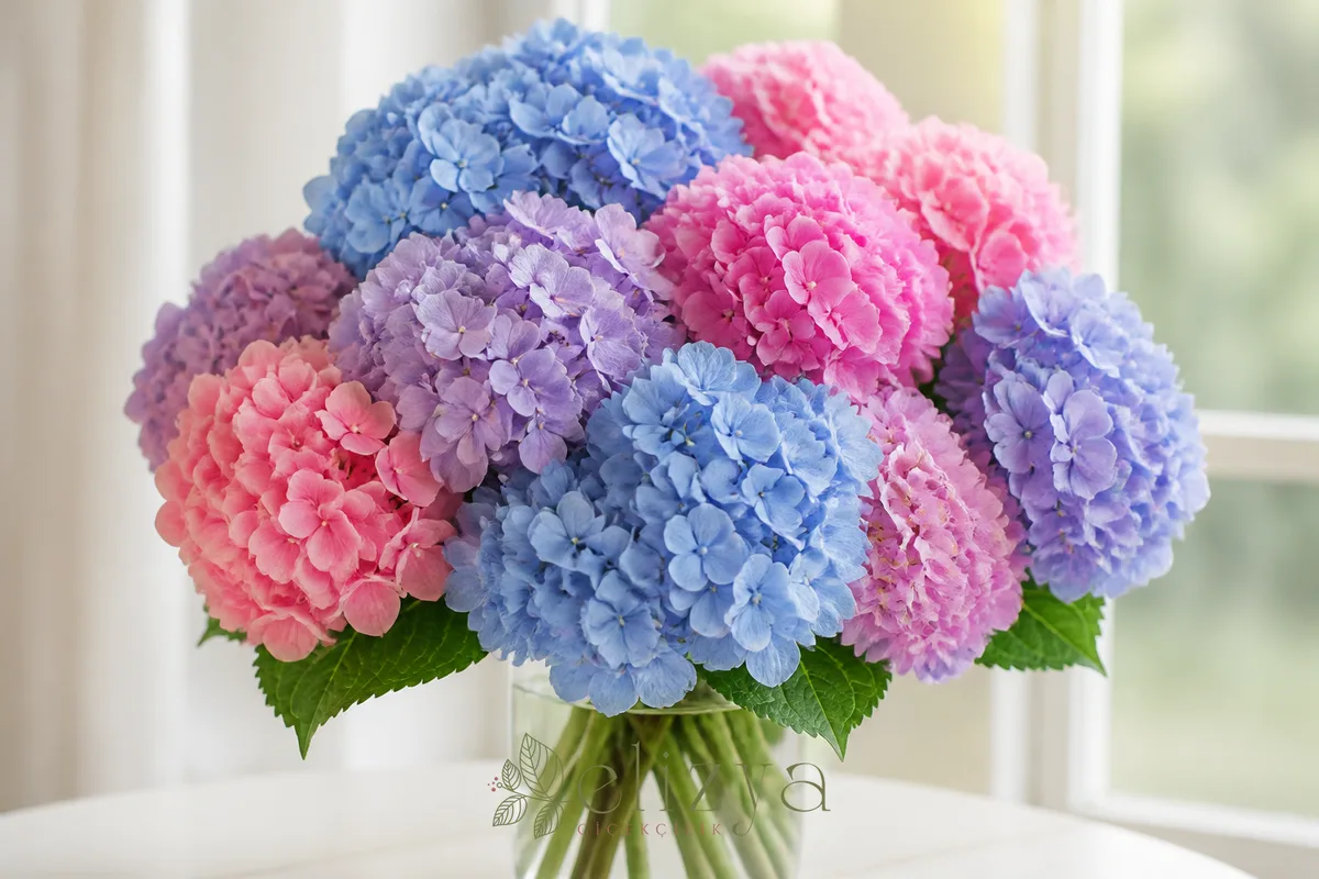 Ortanca (Hydrangea) bakımı ve anlamı