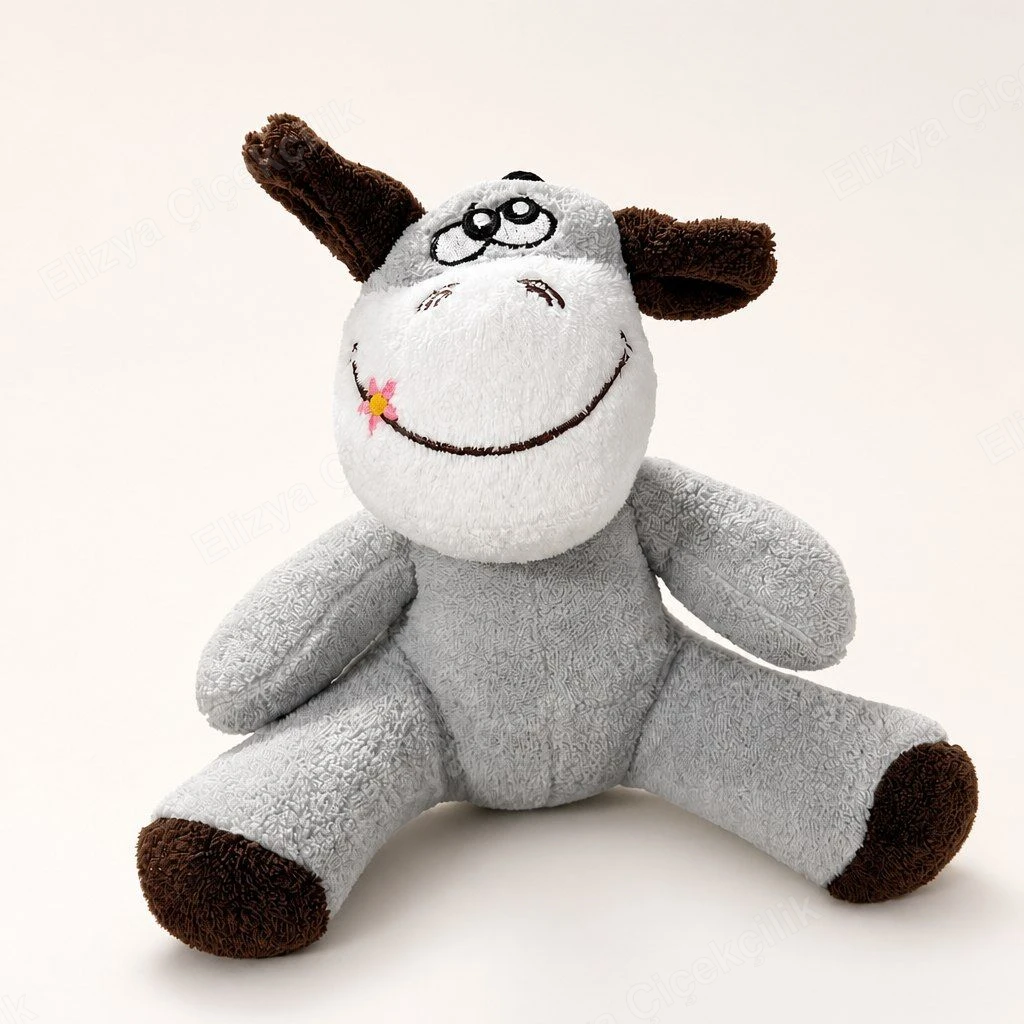 Moo Charm — Gülen İnek Peluş (25 cm)