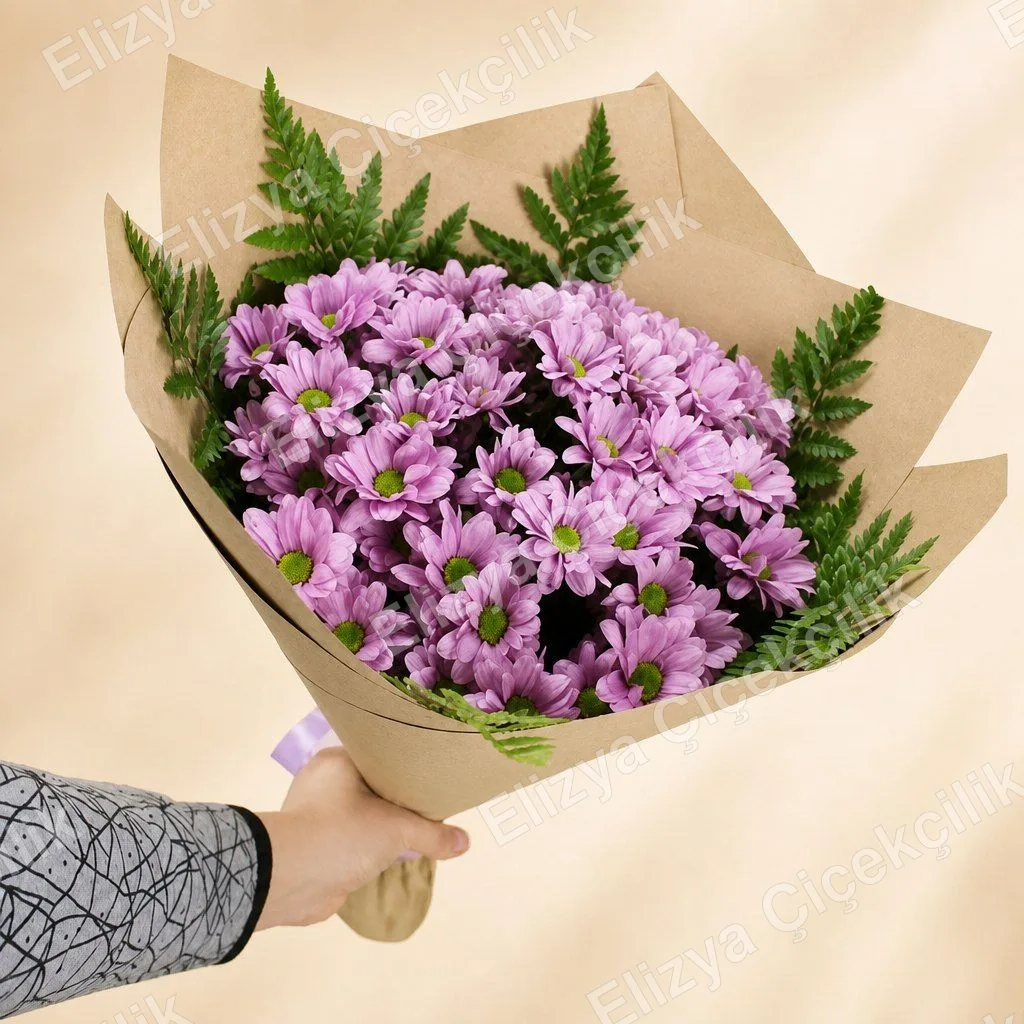 Violet Meadow — Mor Papatya Buketi