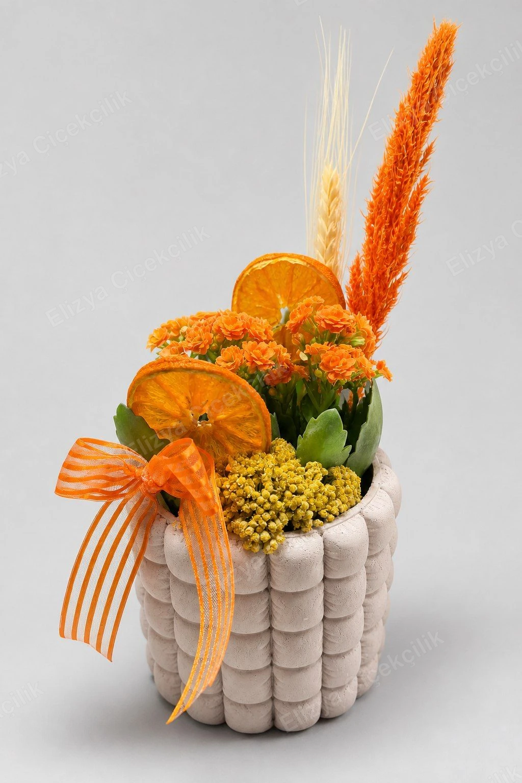 Autumn Breeze — Sonbahar Esintisi Büyük Seramik Aranjman — görsel 2