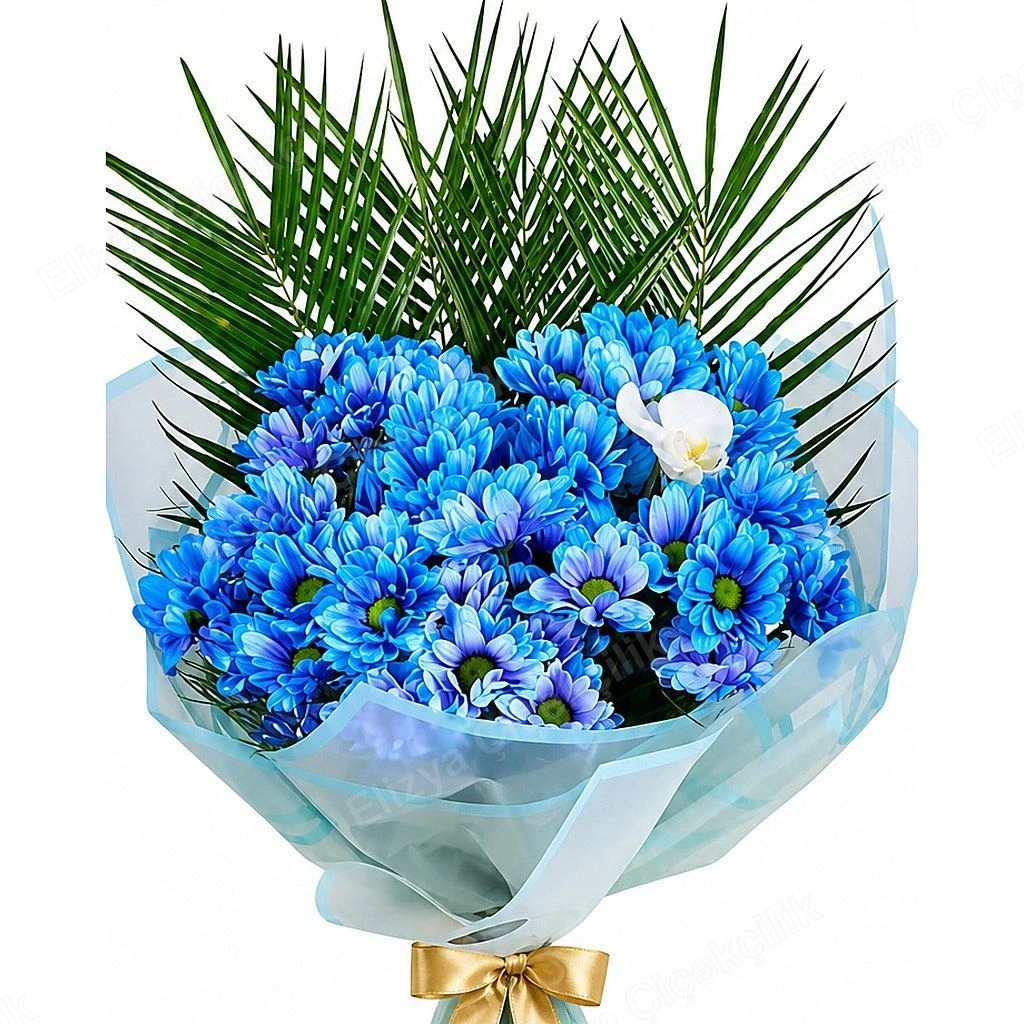 Azure Whisper — Mavi Kasımpatı Buketi — görsel 2