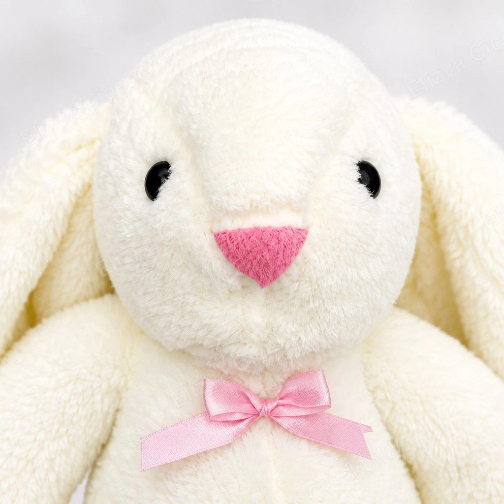Bunny Charm — Uzun Kulaklı Peluş Tavşan — görsel 2