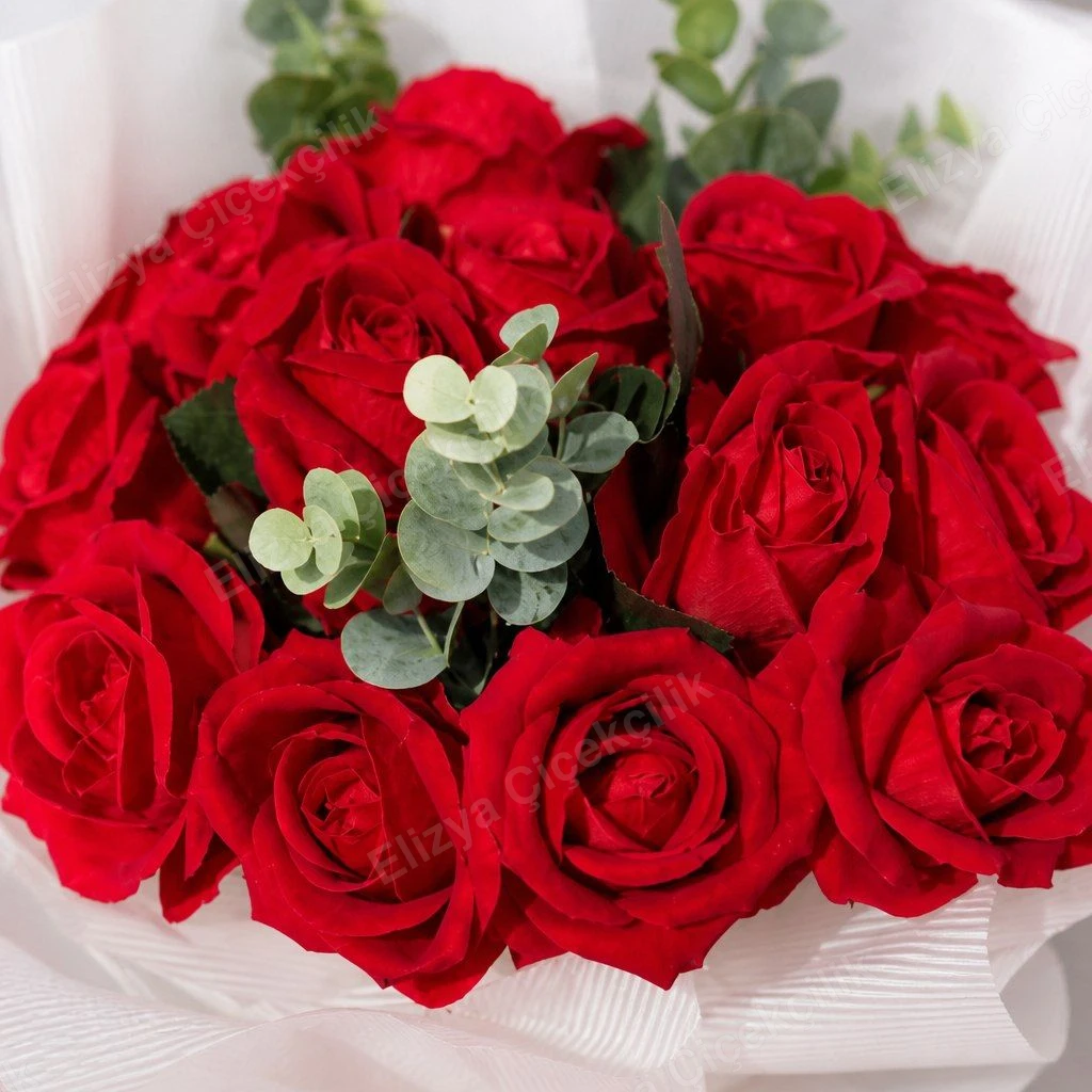 Eternal Romance — 20 Kırmızı Gül Buketi — görsel 3