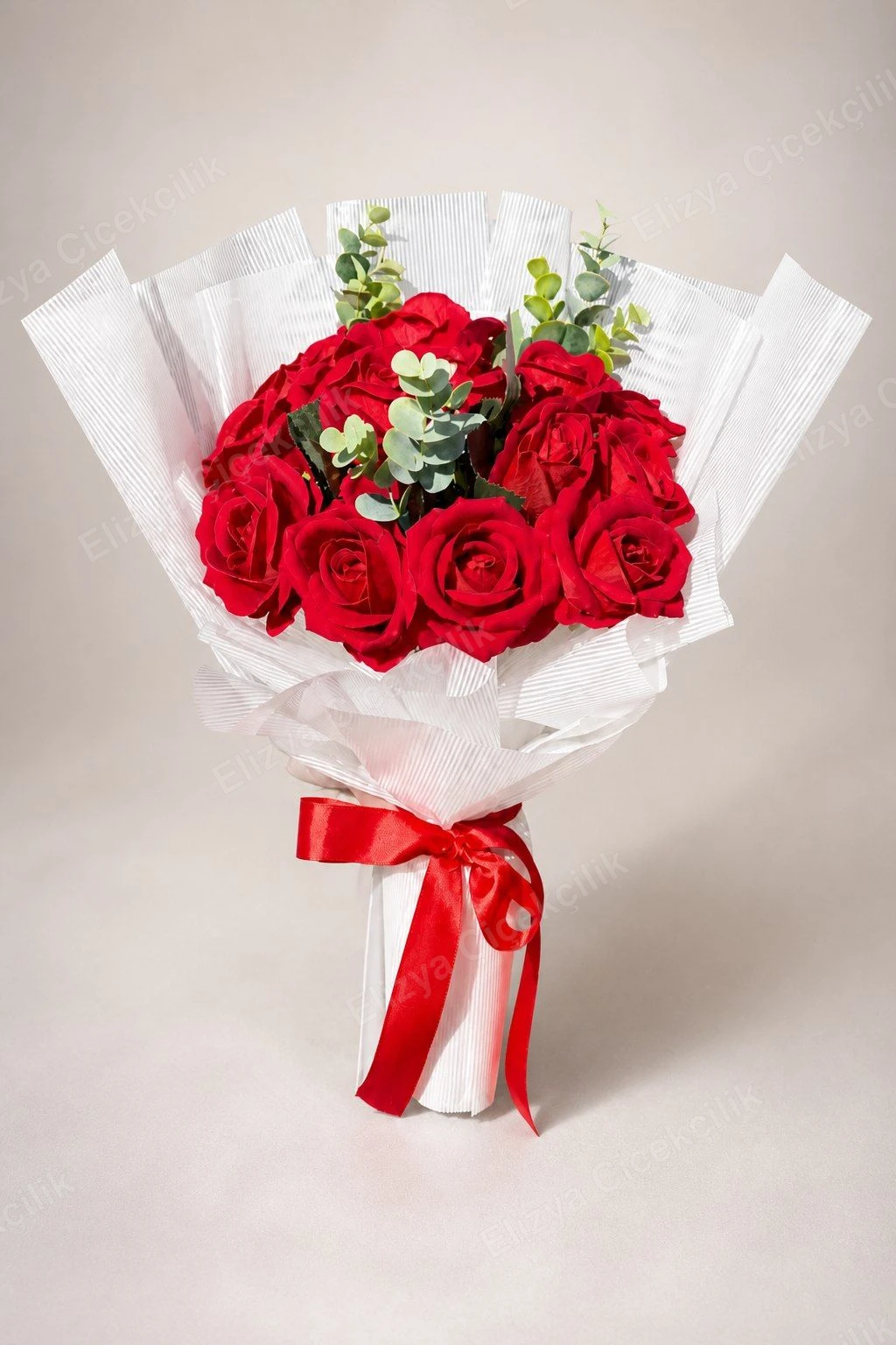 Eternal Romance — 20 Kırmızı Gül Buketi — görsel 2