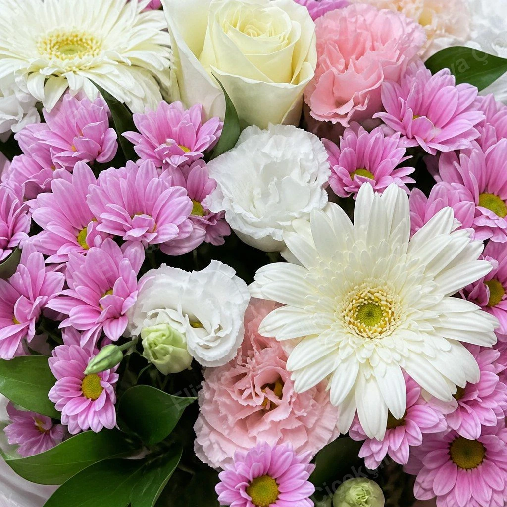Soft Whisper — Pastel Papatya ve Gerbera Buketi — görsel 2