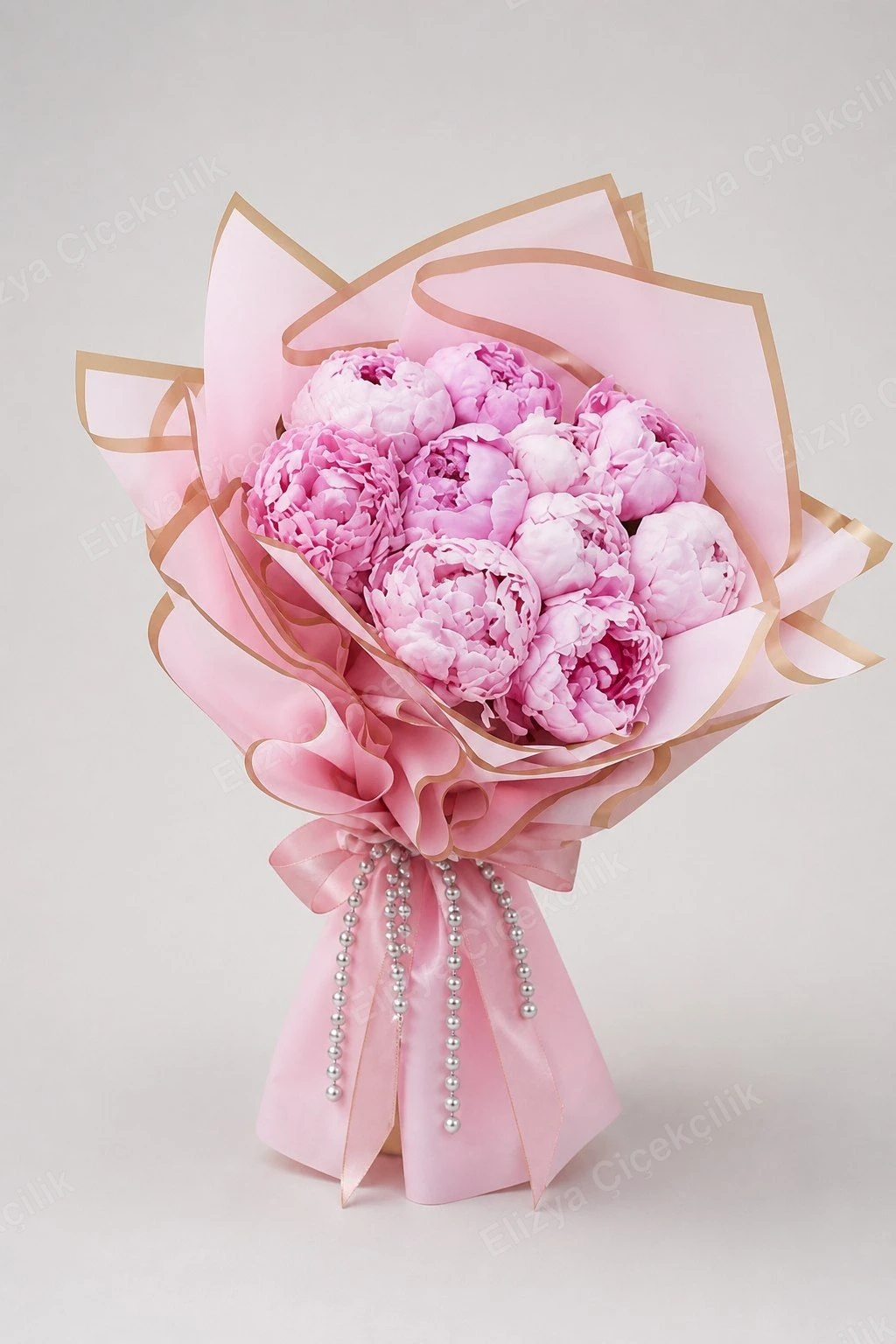 Blush Peony — Pembe Şakayık Buketi