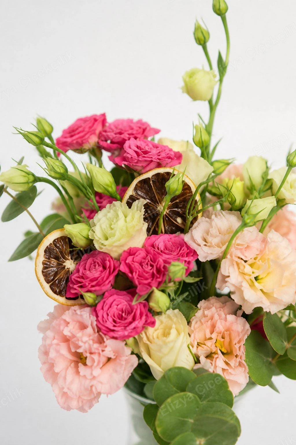 Citrus Blossom — Fuşya Gül & Lisyantus — görsel 2